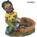 JAMAICAN SMALL ASHTRAY 1CT